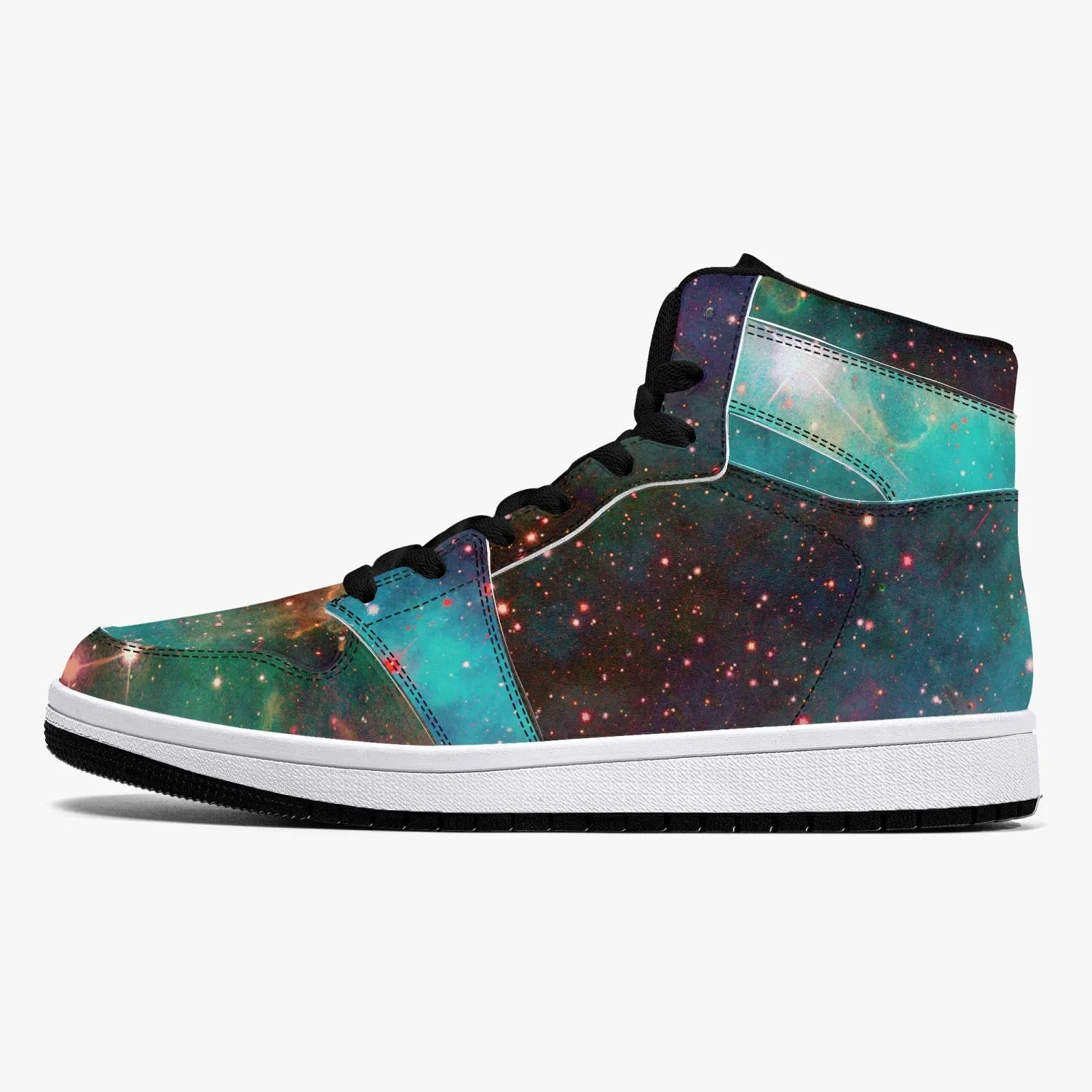 Archon Psychedelic Split-Style High-Top Sneakers