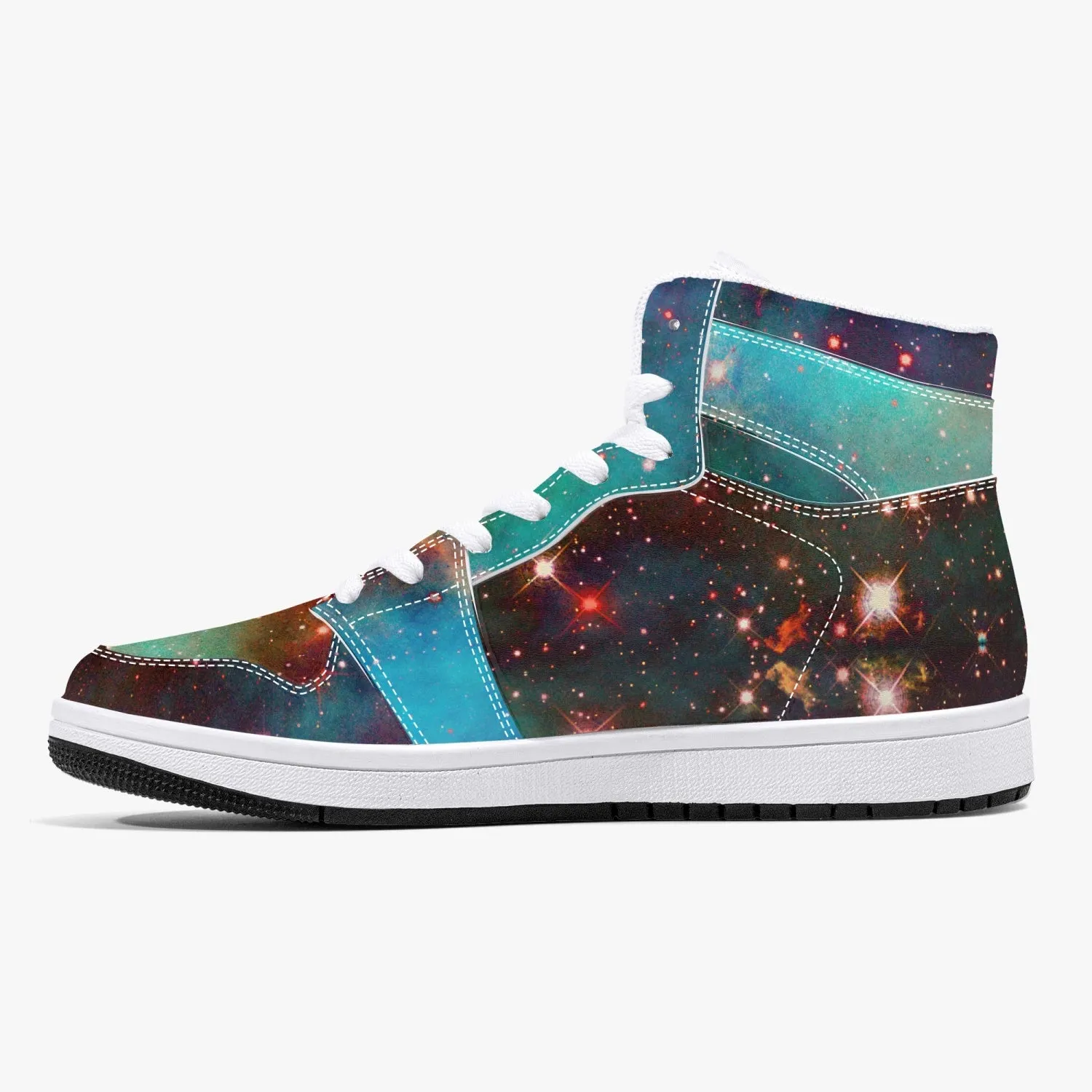 Archon Psychedelic Split-Style High-Top Sneakers