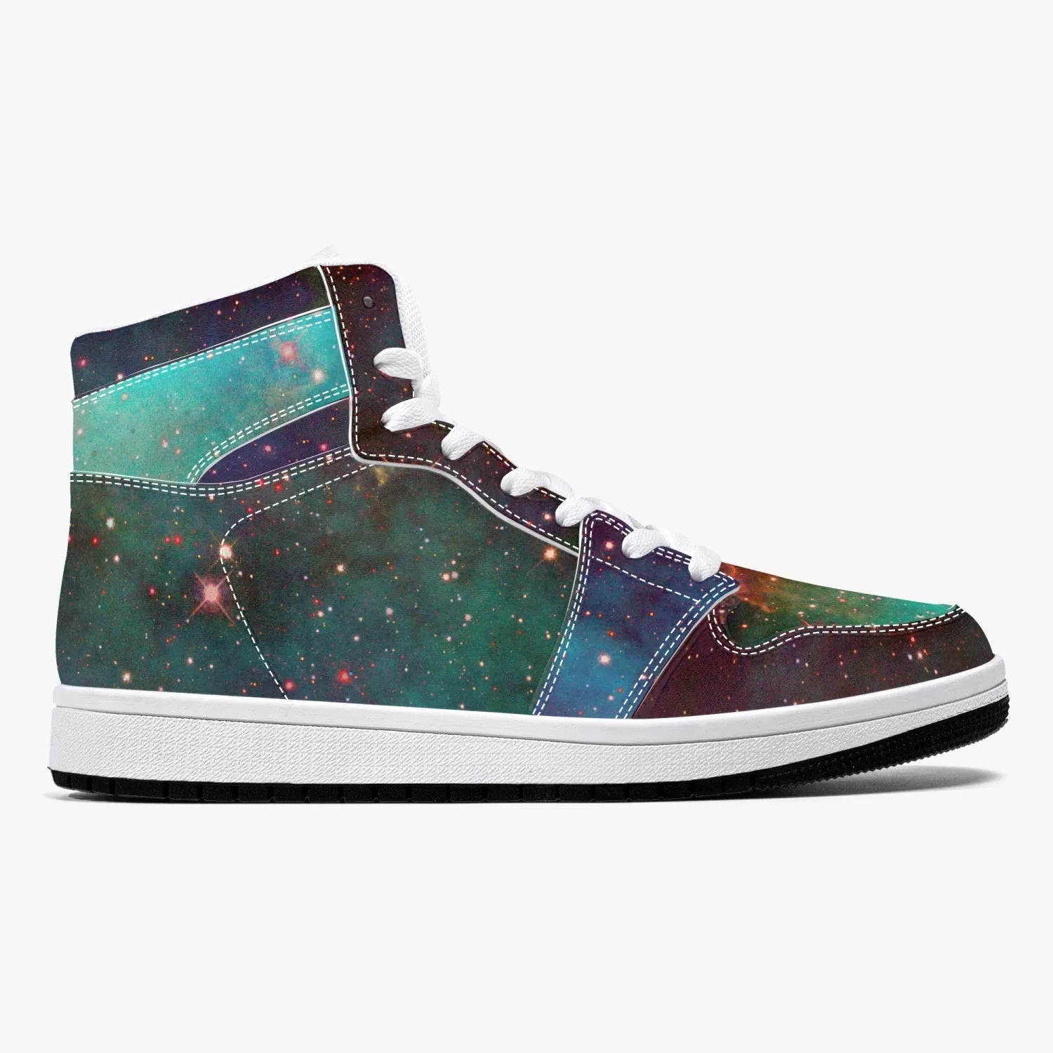 Archon Psychedelic Split-Style High-Top Sneakers