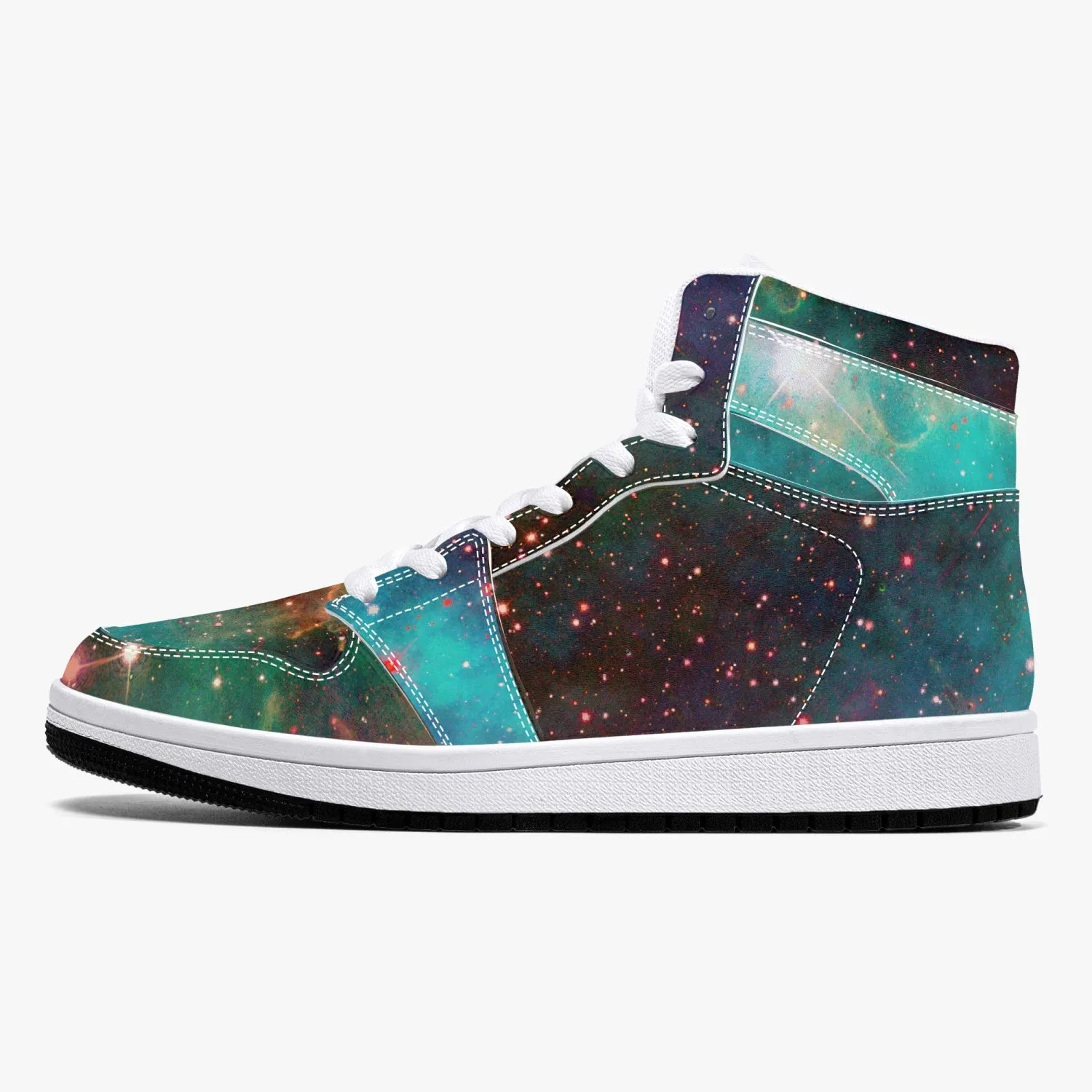 Archon Psychedelic Split-Style High-Top Sneakers