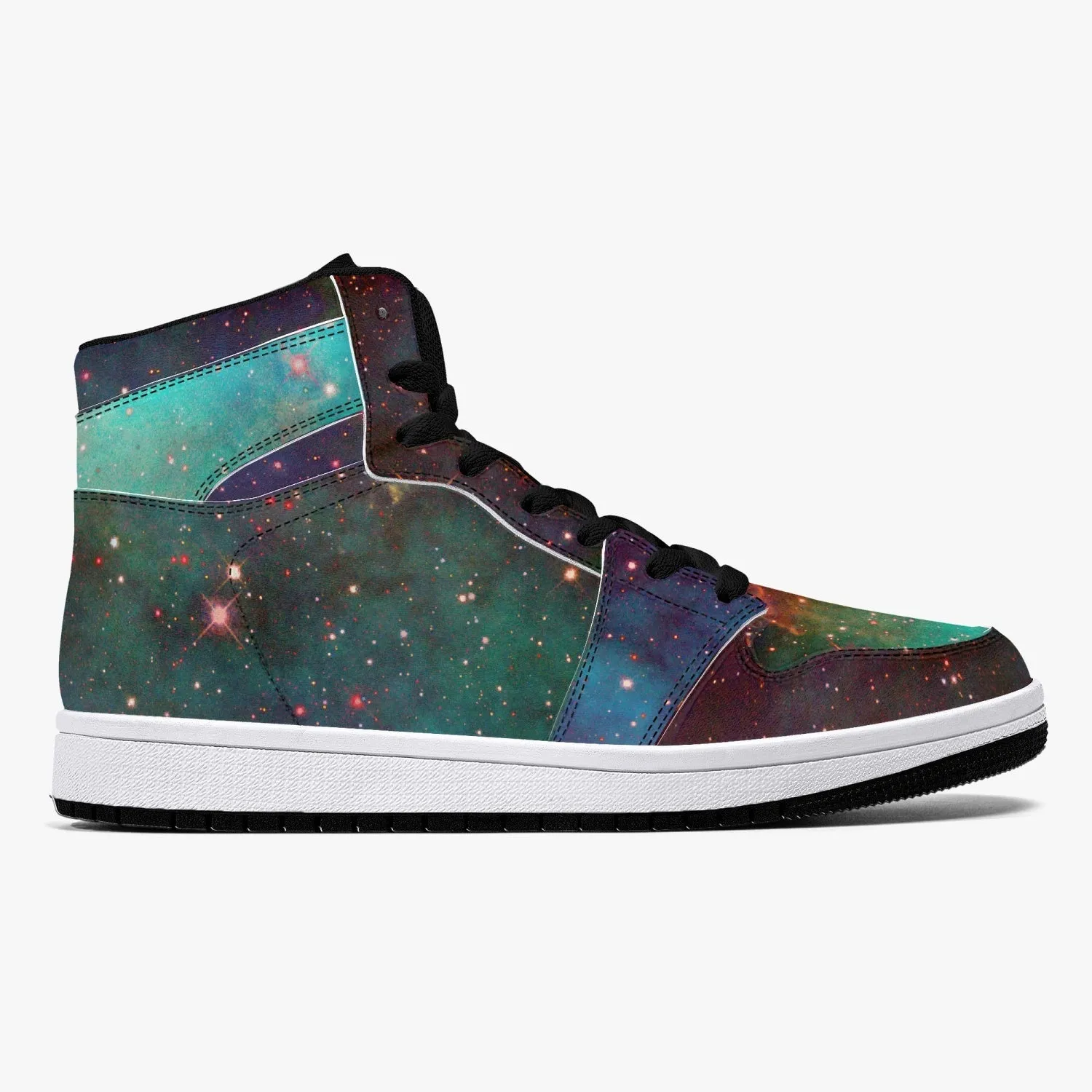 Archon Psychedelic Split-Style High-Top Sneakers