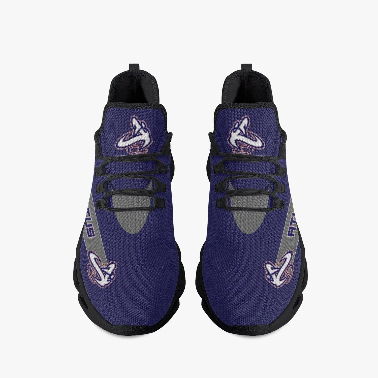 ATHLETIC APPARATUS V1 RWB 2 BOUNCE MESH KNIT SNEAKERS - BLACK