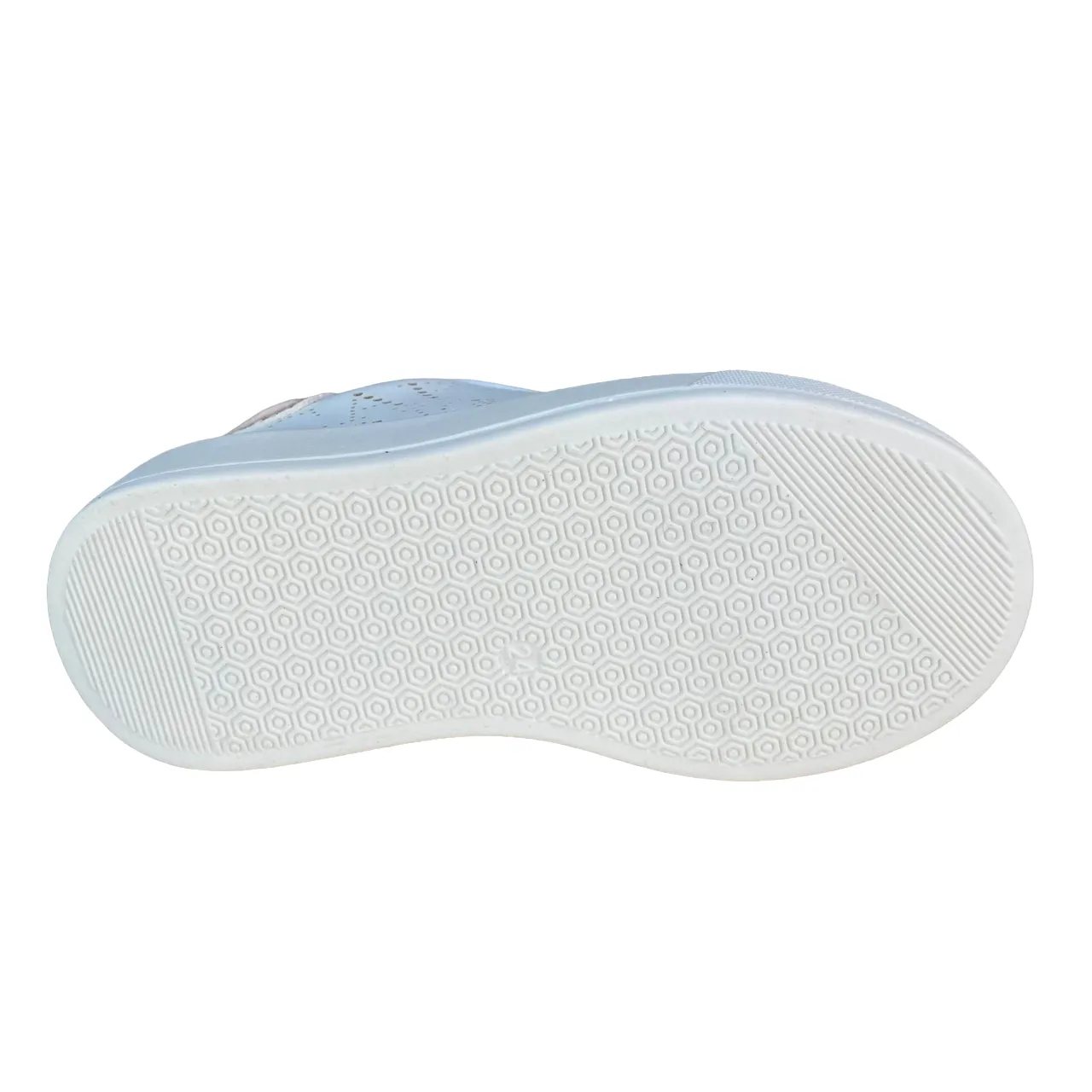 Cafè Noir scarpa da bambina con laccio e zip laterale C-2401w bianco