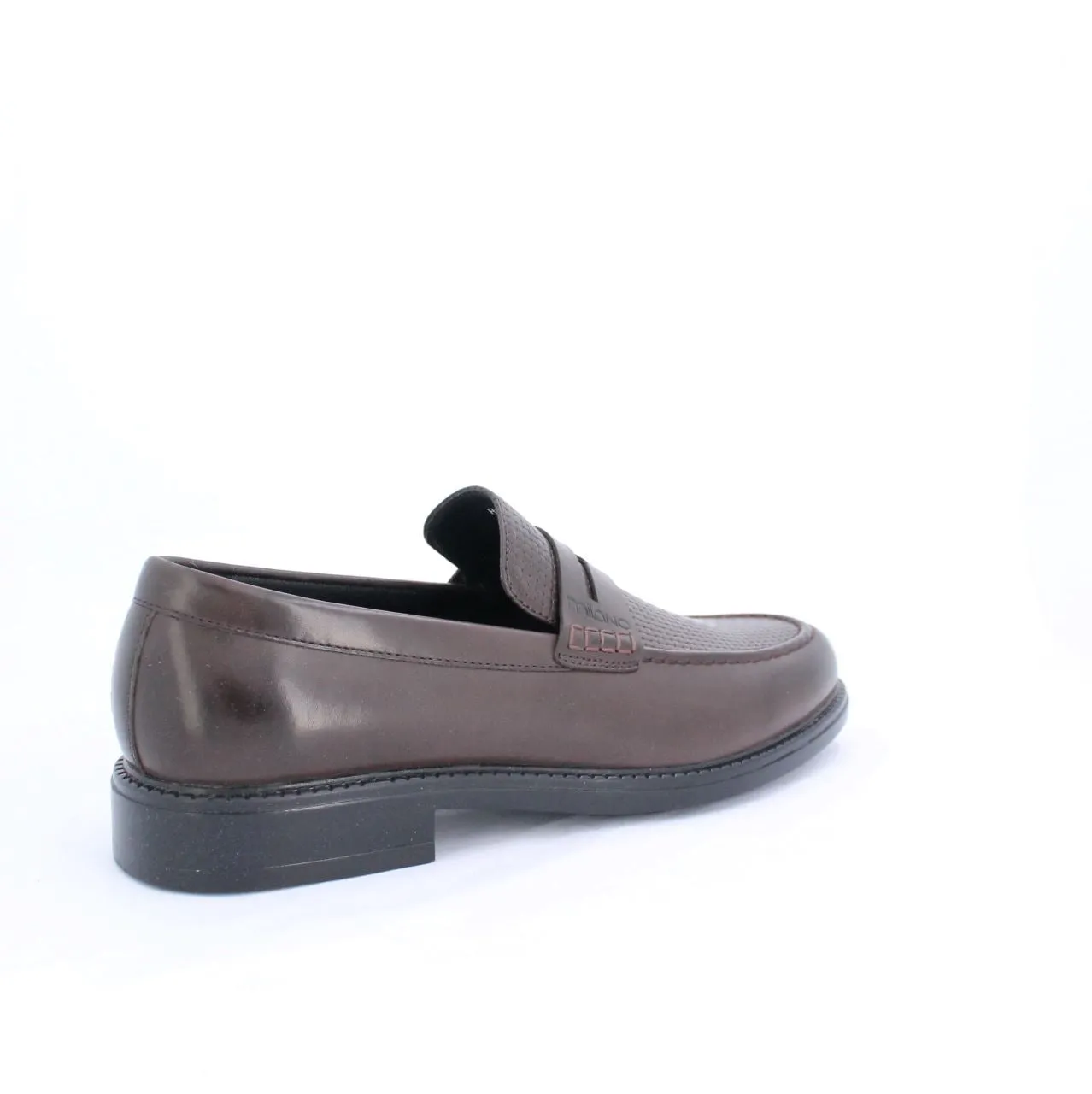 CANTONA MENS LOAFERS-BROWN