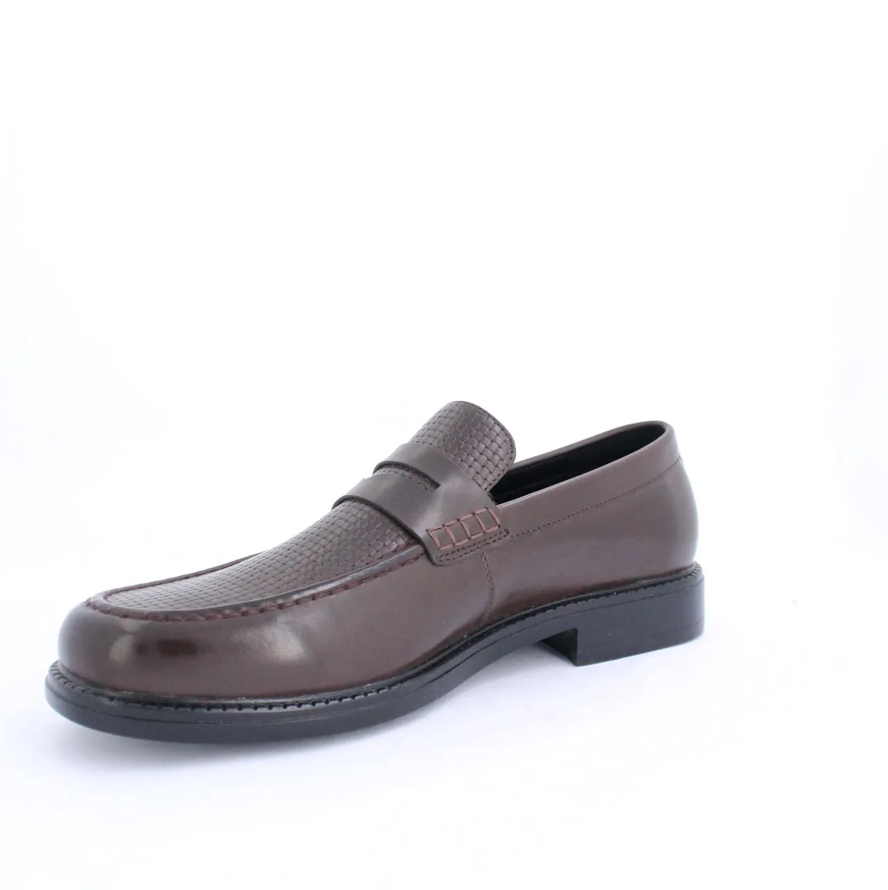 CANTONA MENS LOAFERS-BROWN