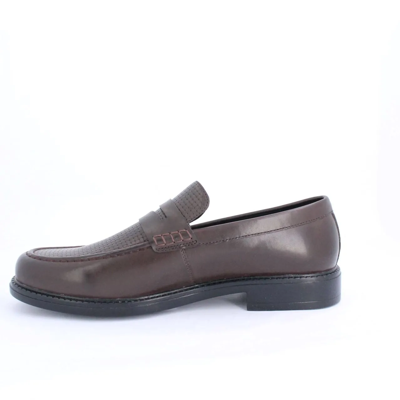 CANTONA MENS LOAFERS-BROWN