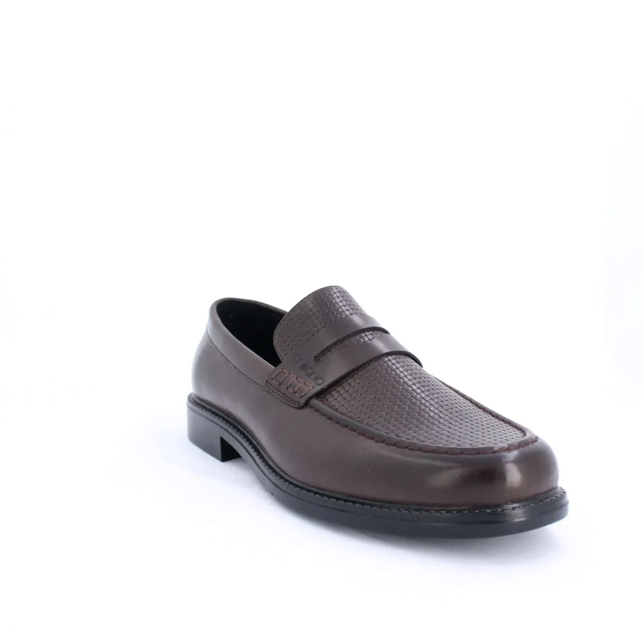 CANTONA MENS LOAFERS-BROWN