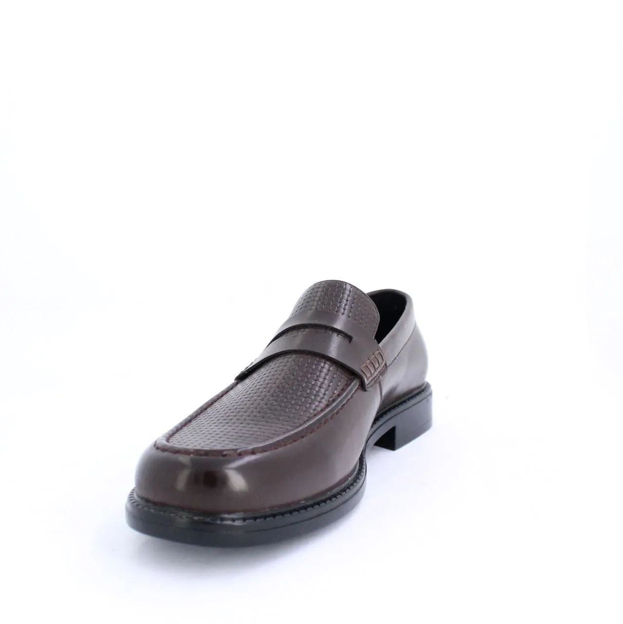 CANTONA MENS LOAFERS-BROWN