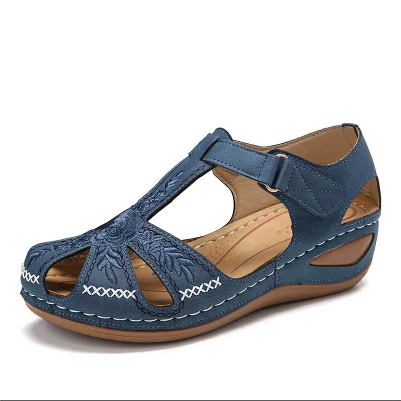 Chic Orthopedic Leather Sandals