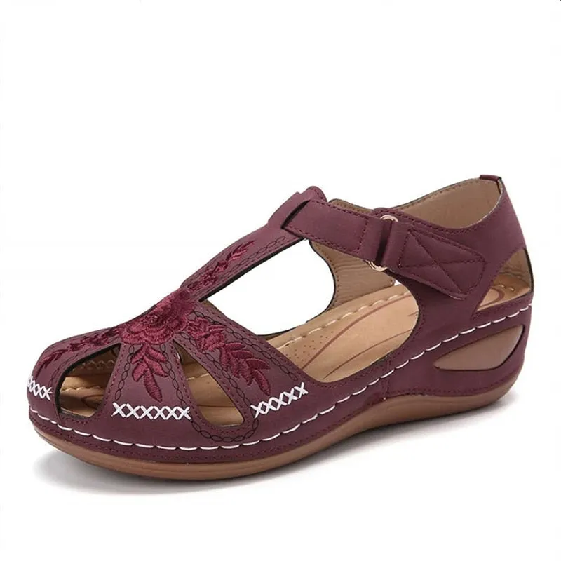 Chic Orthopedic Leather Sandals