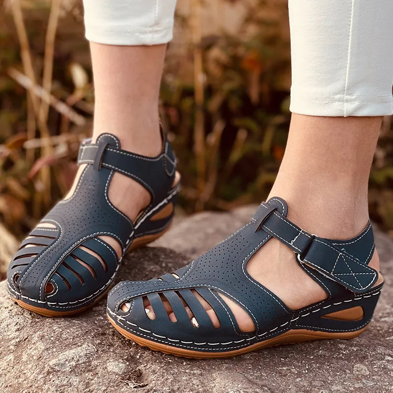 Chic Orthopedic Leather Sandals