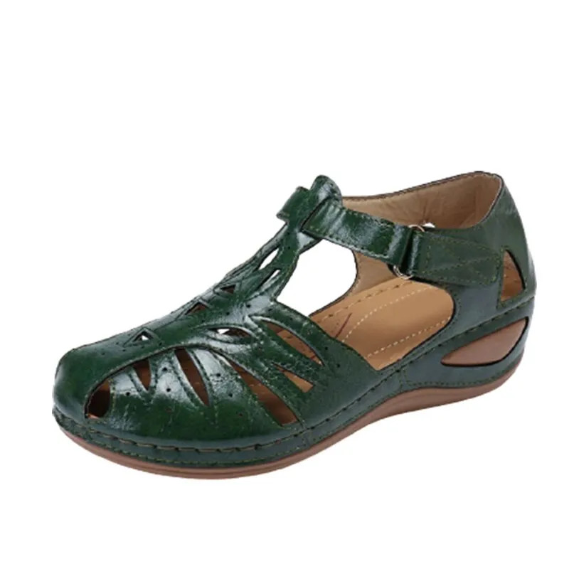 Chic Orthopedic Leather Sandals