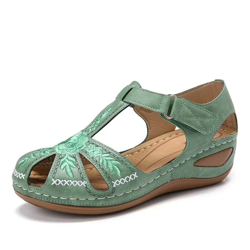 Chic Orthopedic Leather Sandals