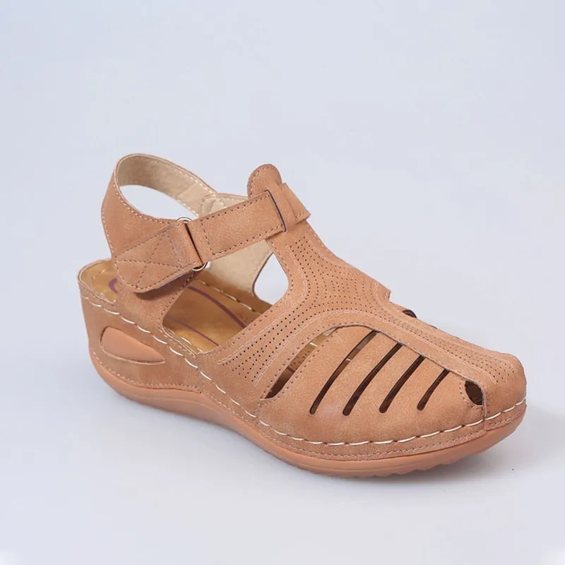 Chic Orthopedic Leather Sandals