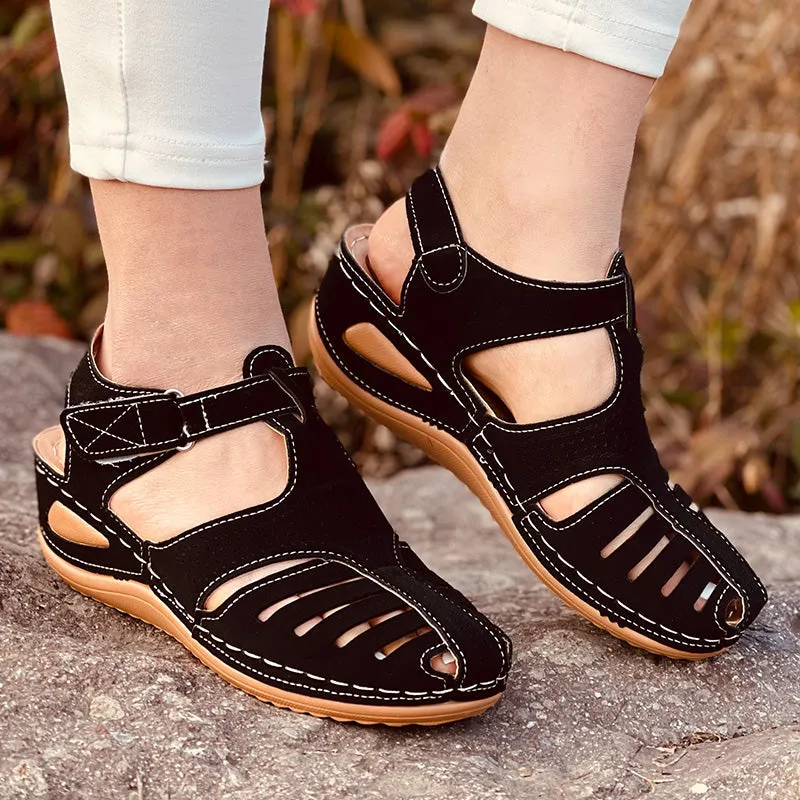Chic Orthopedic Leather Sandals