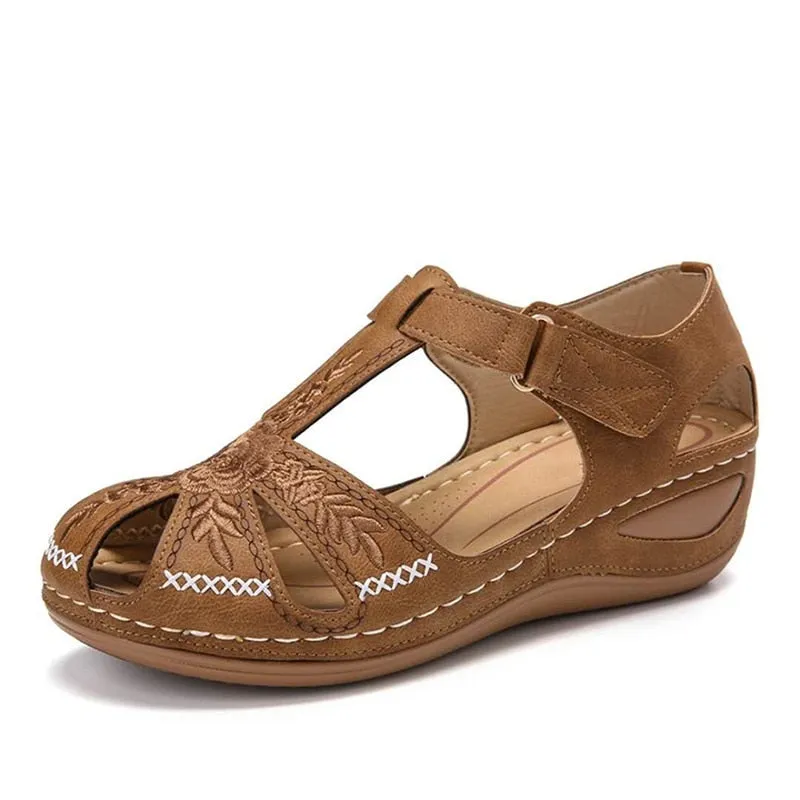 Chic Orthopedic Leather Sandals