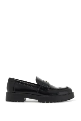 classic leather box moccasins