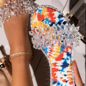 Crystals and Rhinestone Slippers for Women