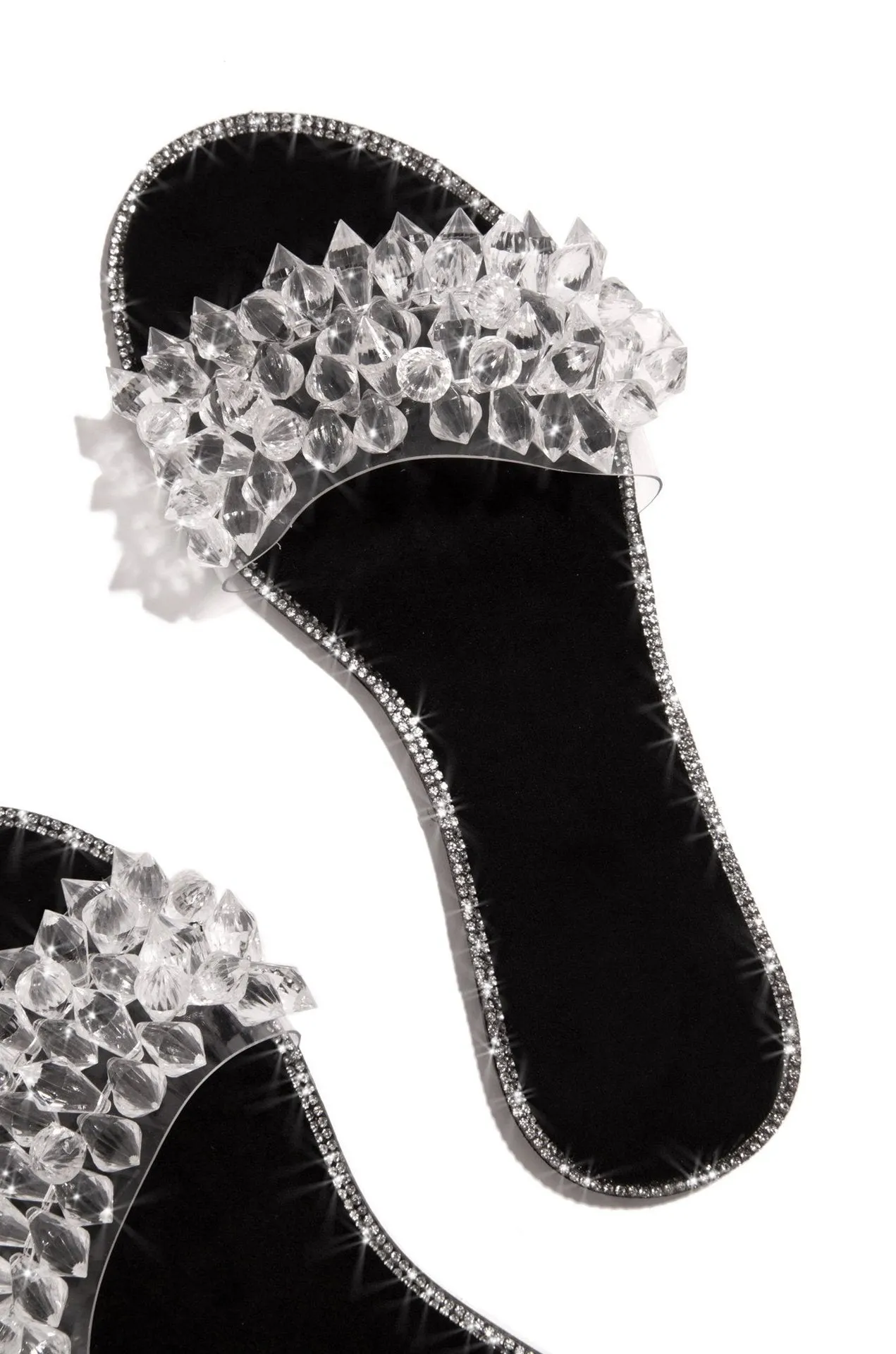 Crystals and Rhinestone Slippers for Women