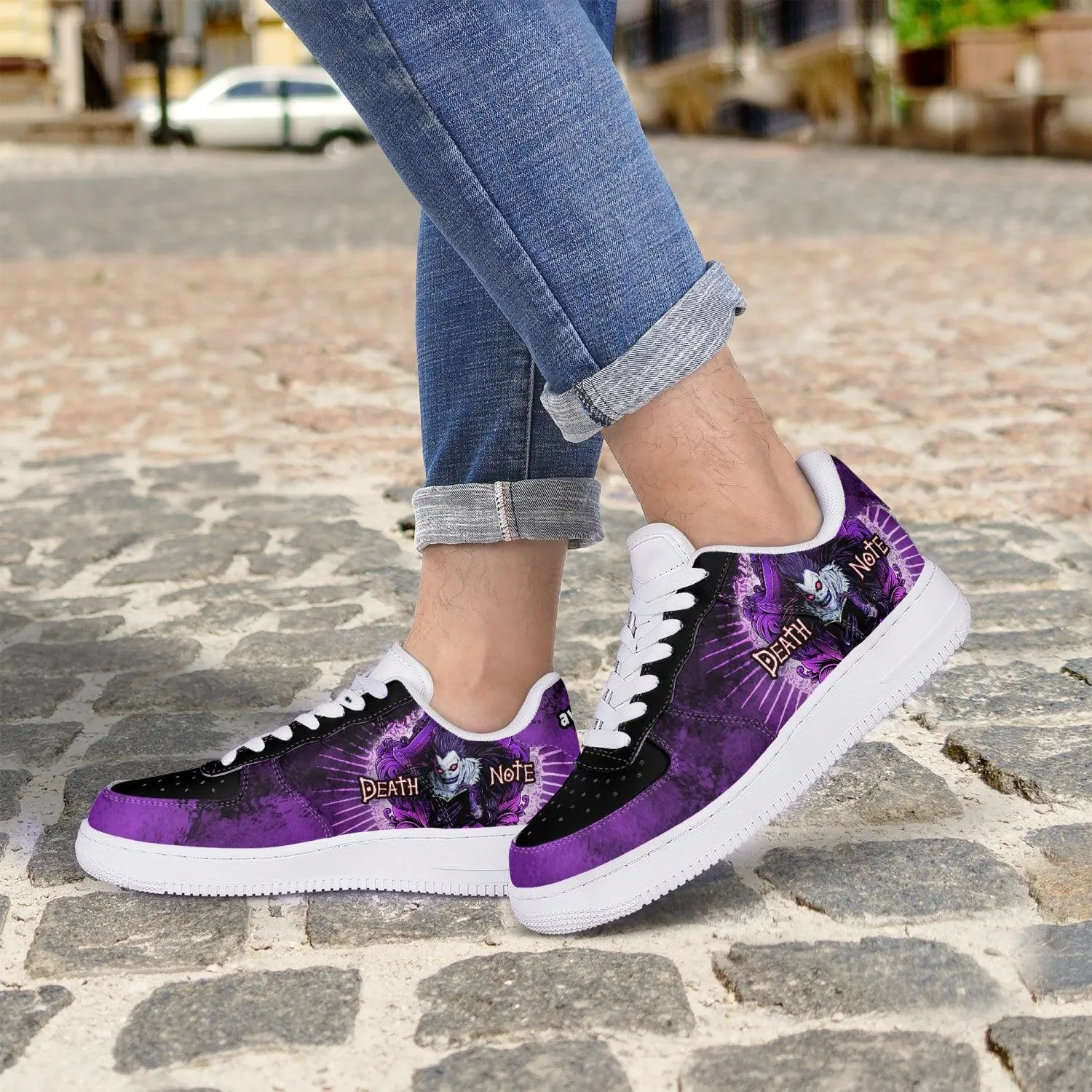 Death Note Purple Ryuk AF1 Anime Shoes