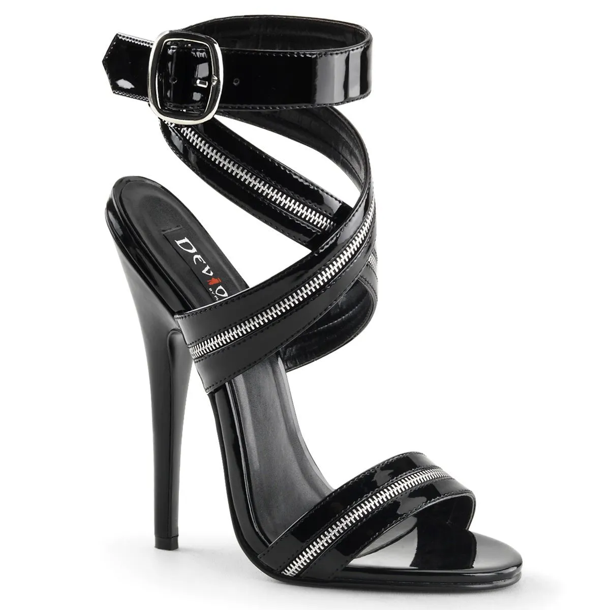 Devious Domina 119 Womens 6" Heel, Sandals