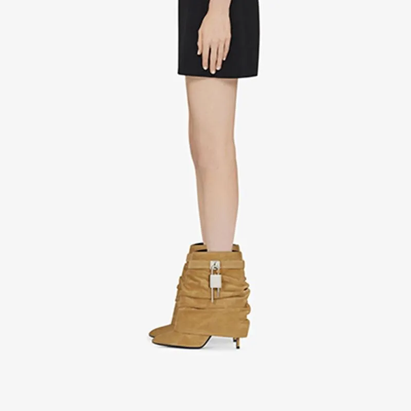 Elegant Hazel Suede Ankle Boots