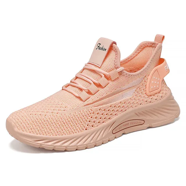 Fashion Lightweight Women Casual Shoes - Unisex Breathable Sneakers for Outdoor Sports & Casual Vibes