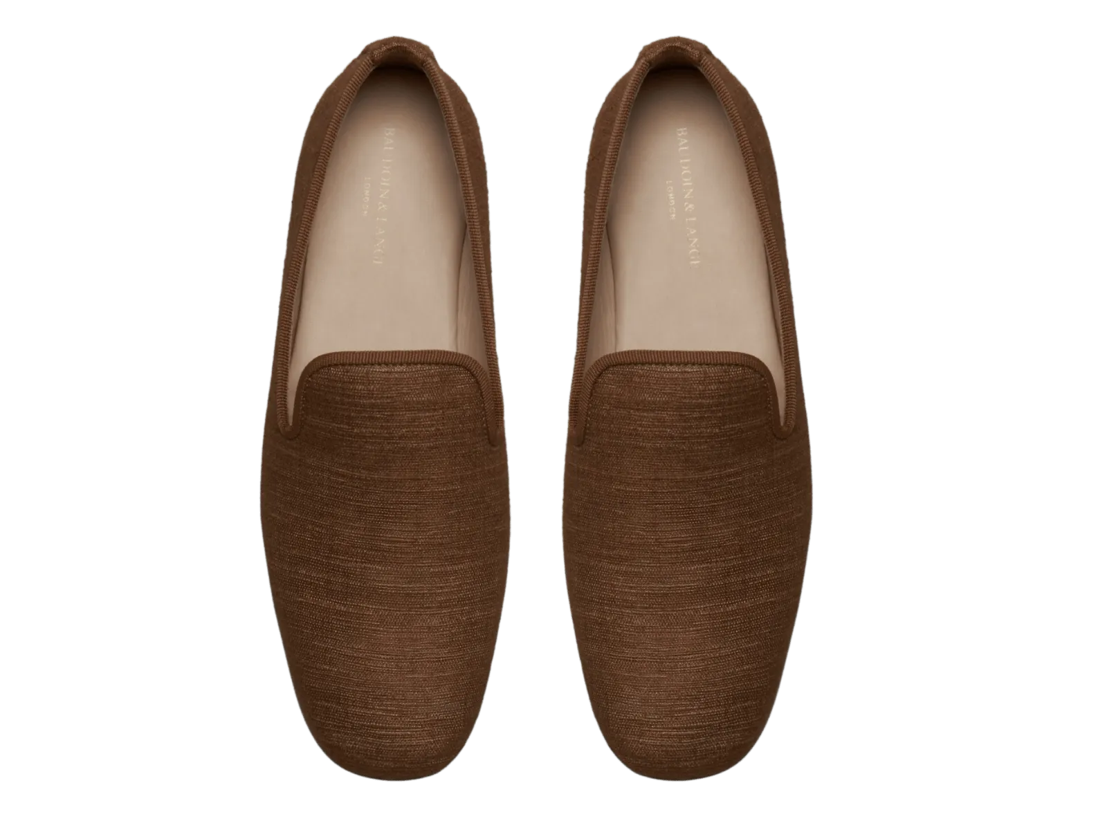 Fenice Loafers in Sirocco Silk and Gros Grain