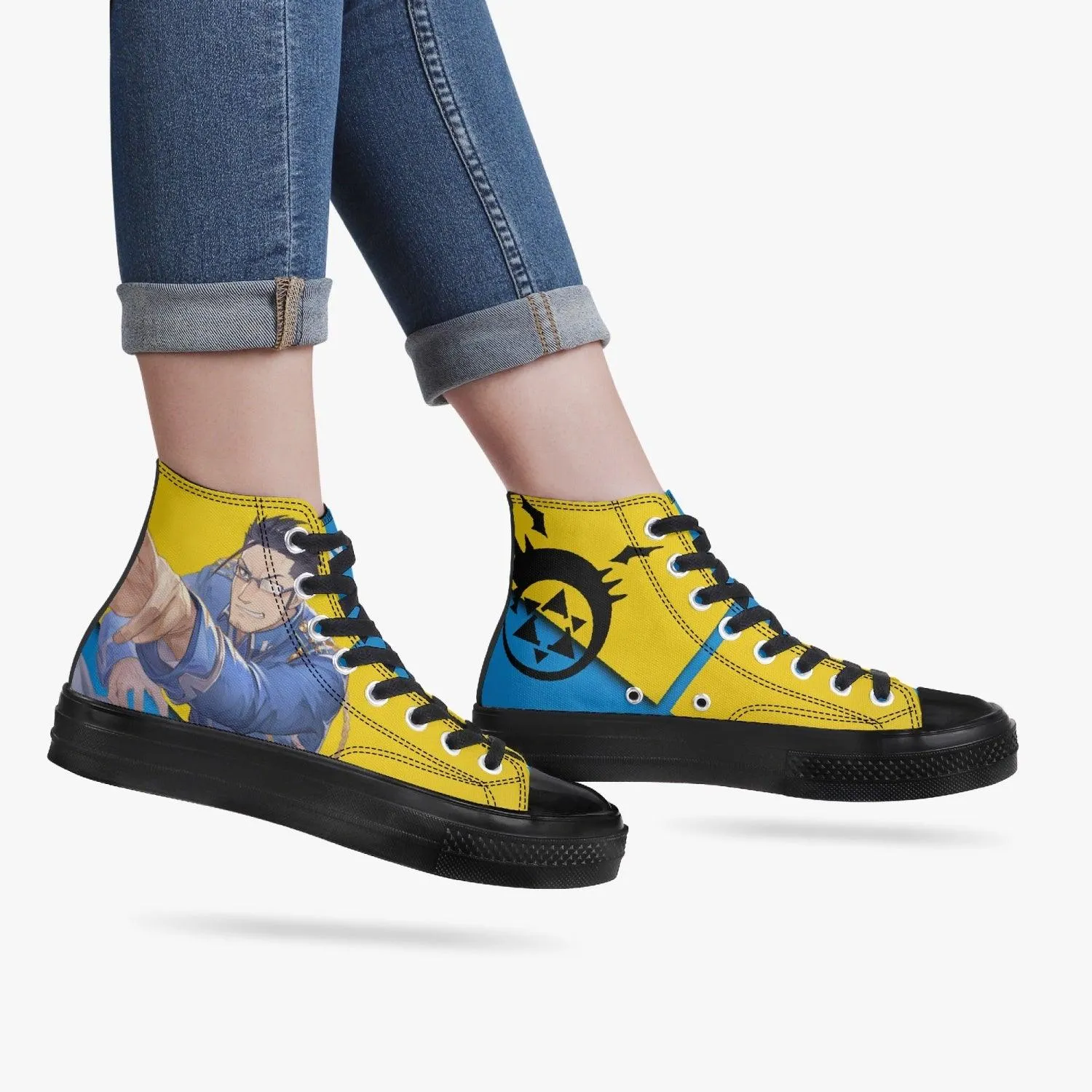 Fullmetal Alchemist Maes A-Star High Anime Shoes