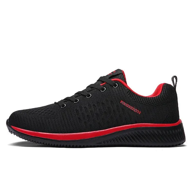 Gingham Casual Walking Sneakers for Men