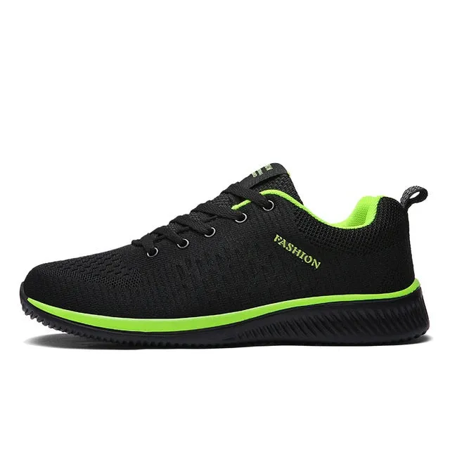 Gingham Casual Walking Sneakers for Men
