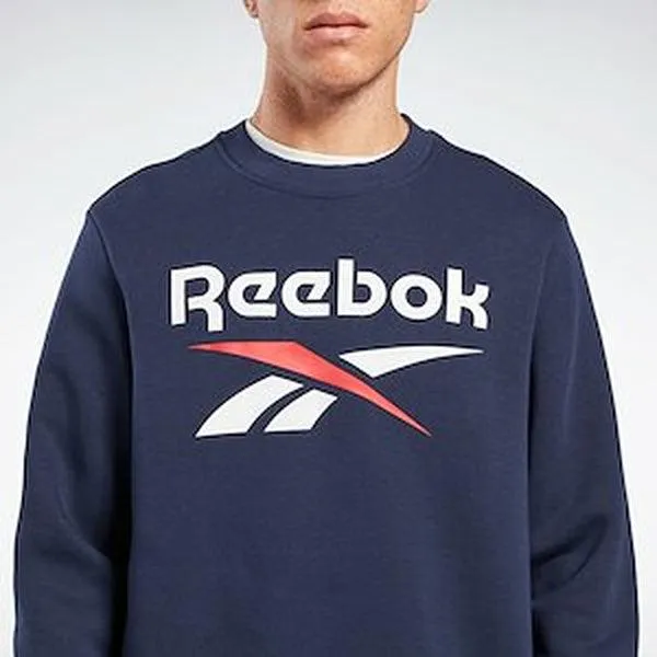 Identity Fleece Stacked Logo Sweatshirt
