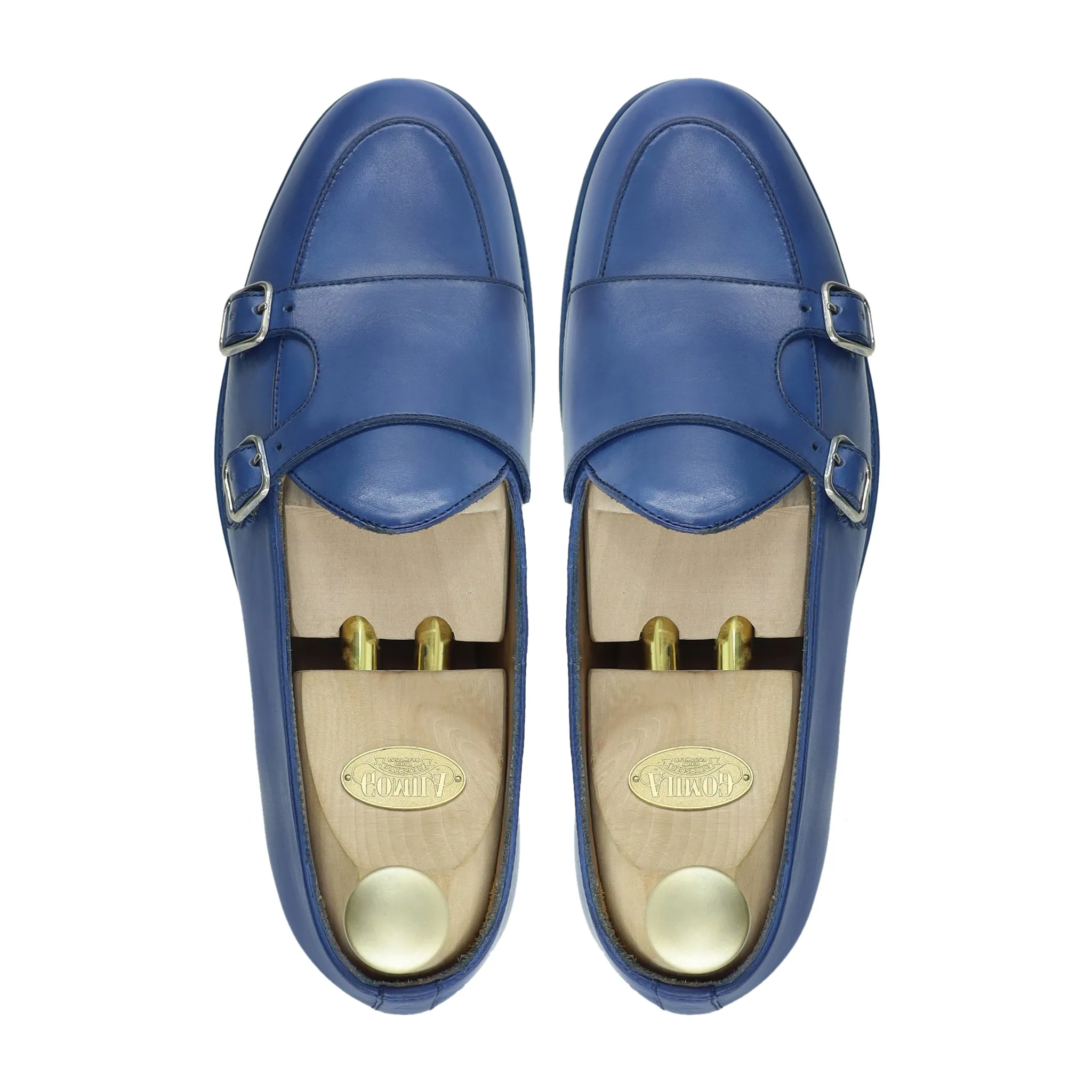 Marcelo - Men's Blue Calf Leather Loafer