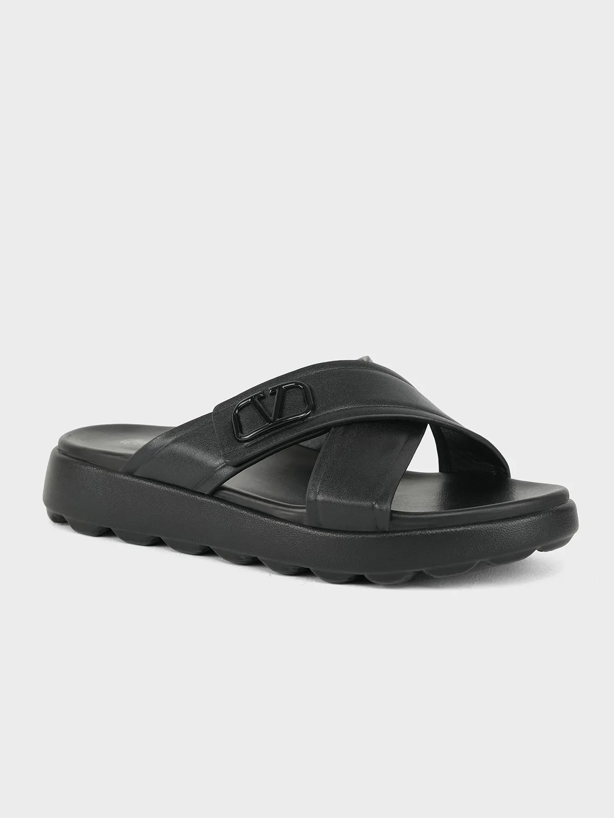 Men "TIROSH" Crossover Casual Slippers