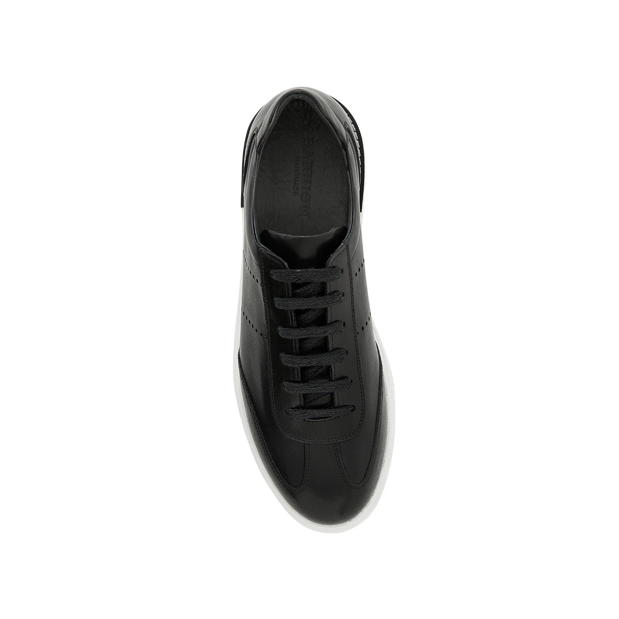 Men's Calf Leather Handmade Sneakers M8020