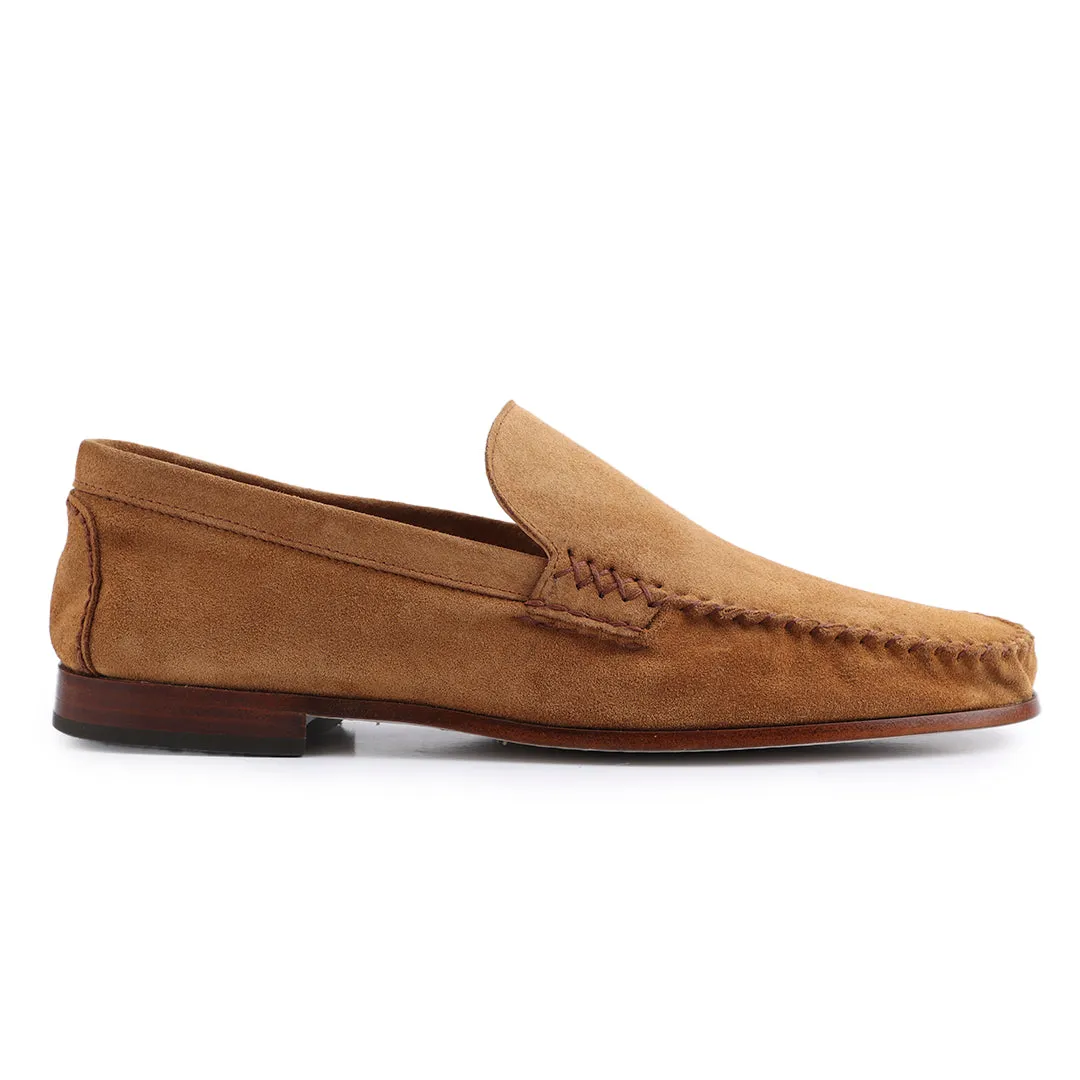 Men´s tan suede casual  moccasins