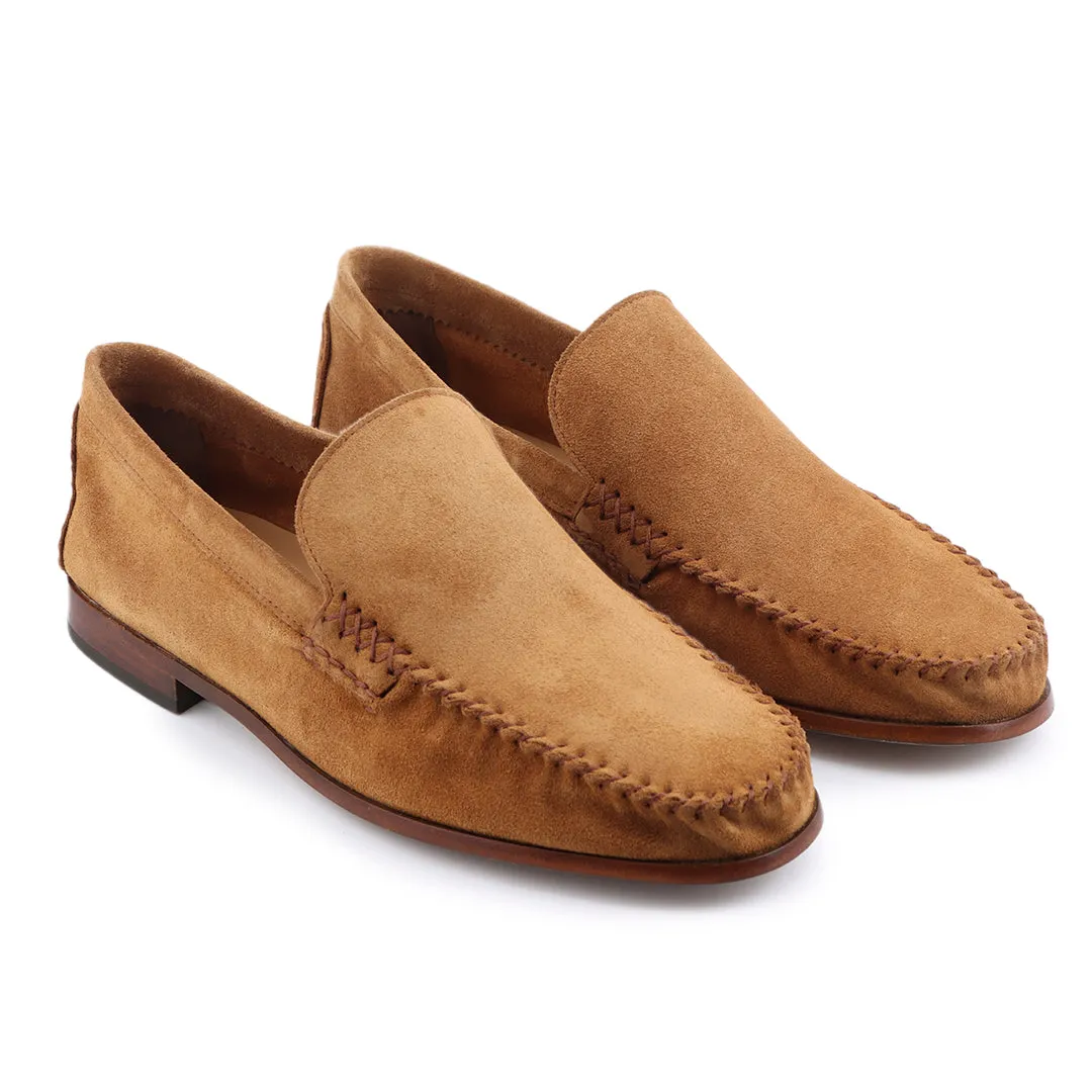 Men´s tan suede casual  moccasins
