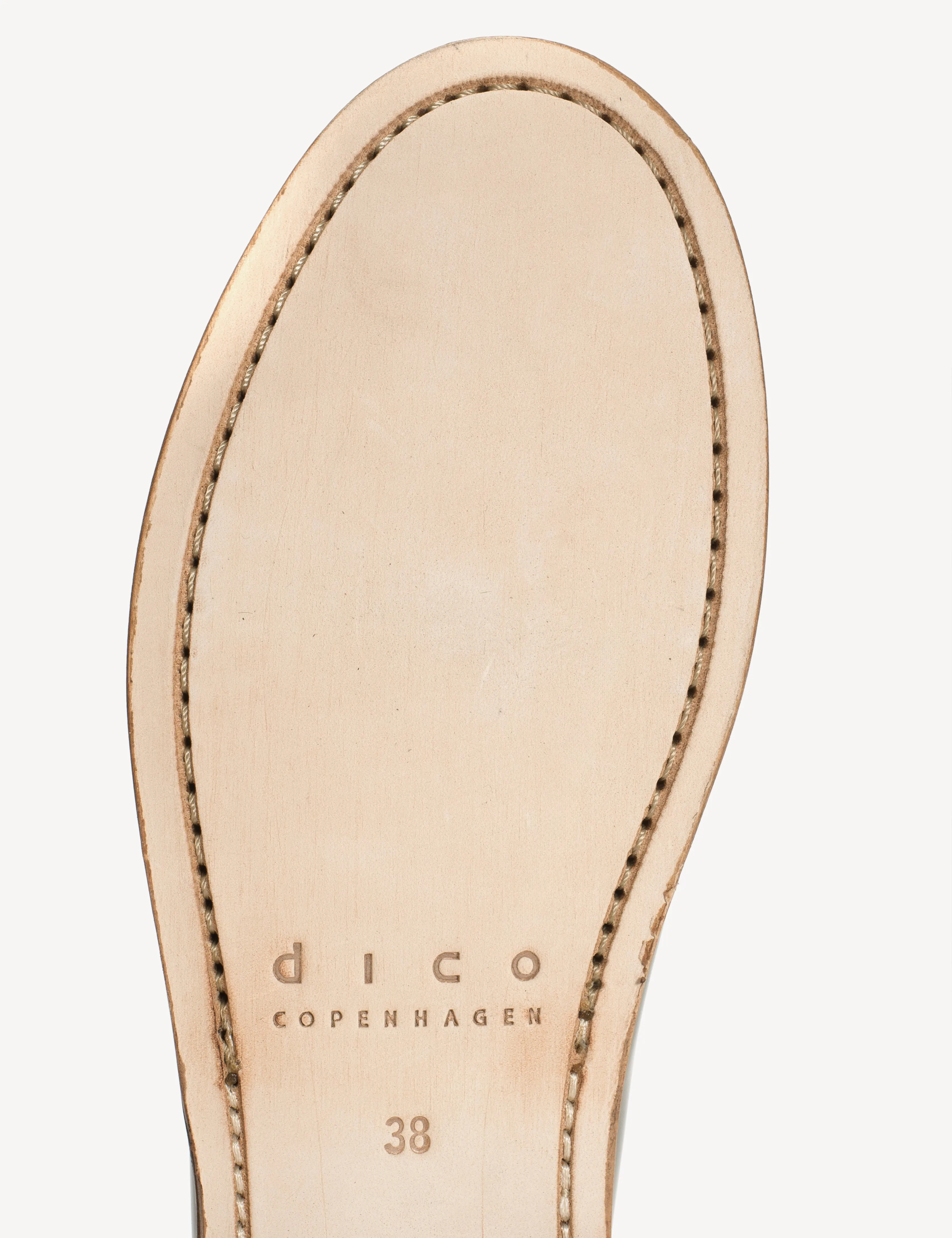 Moccasin Penny Loafer In Olive Polido Leather