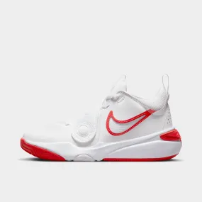 Nike Team Hustle D 11 GS Summit White / Track Red - White