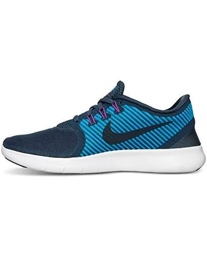 NIKE WOMENS SHOES FREE RN COMMUTER RUNNING LIGHTWEIGHT SNEAKER (8 M US, SQUADRON BLUE/DARK OBSIDIAN)