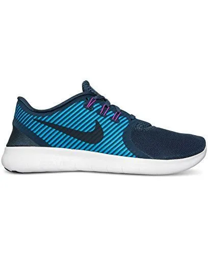 NIKE WOMENS SHOES FREE RN COMMUTER RUNNING LIGHTWEIGHT SNEAKER (8 M US, SQUADRON BLUE/DARK OBSIDIAN)
