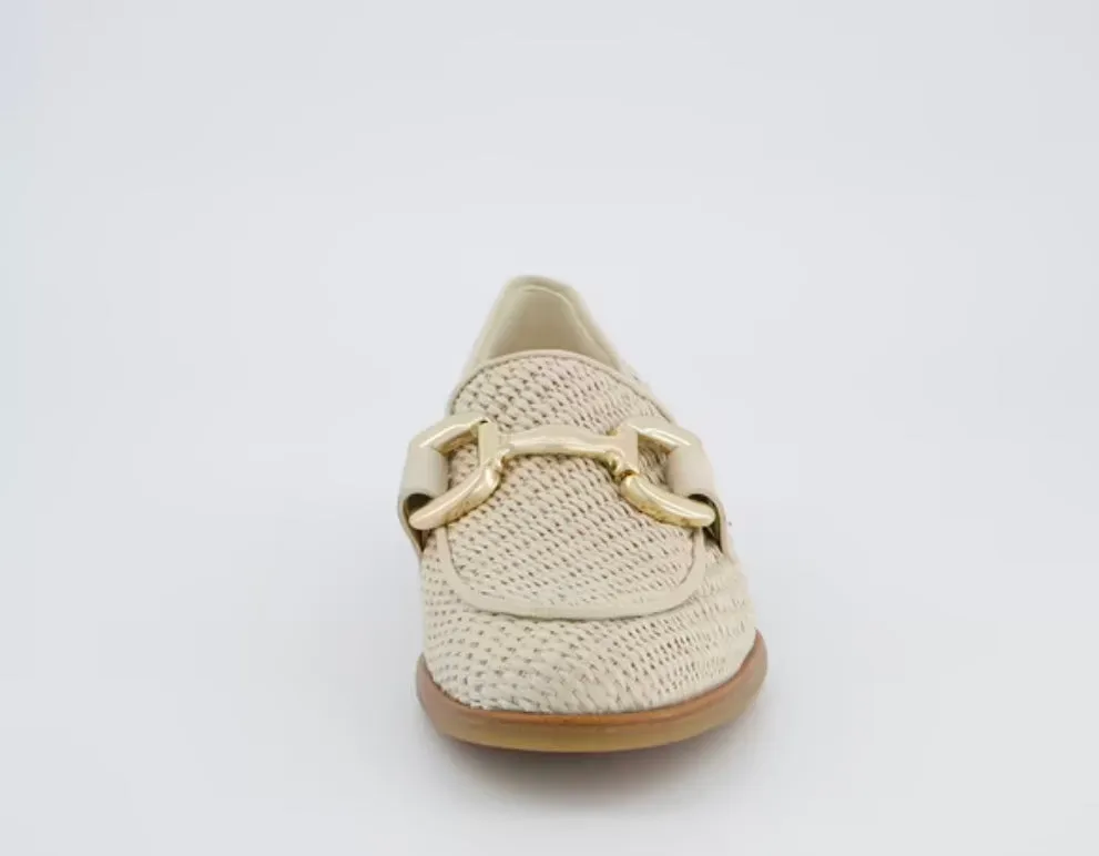 Paul Green beige leather loafers