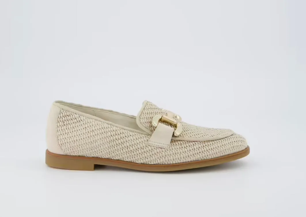 Paul Green beige leather loafers