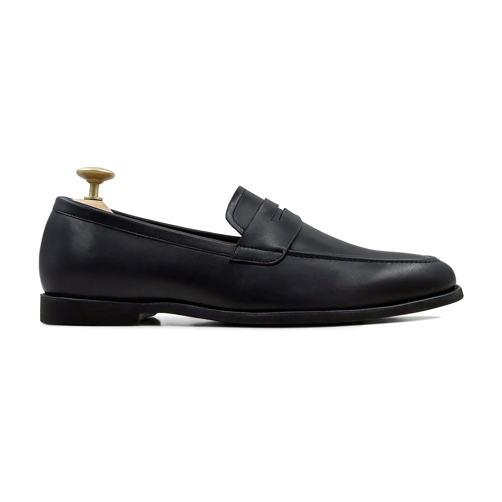 Pecker - Men's Black Calf Leather Loafer
