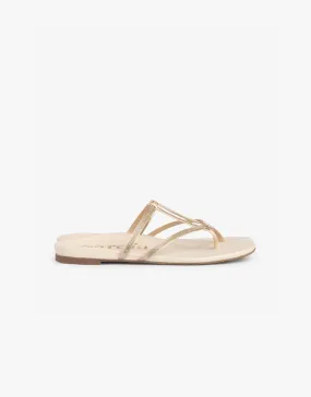 Pedro Garcia Belisa Sandals in Macadamia Satin