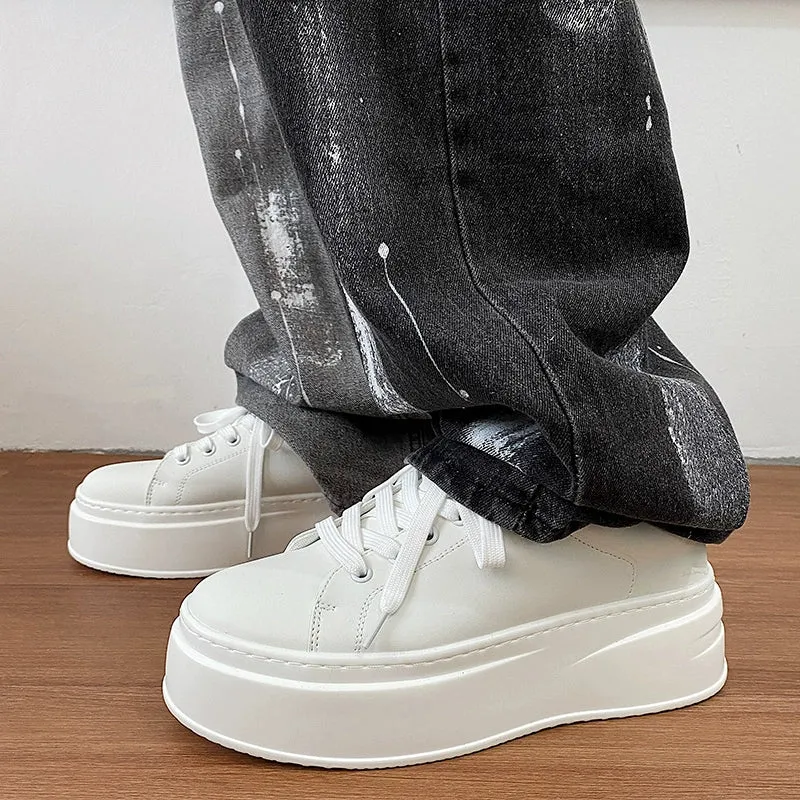 Platform Height Increasing Casual Sneakers