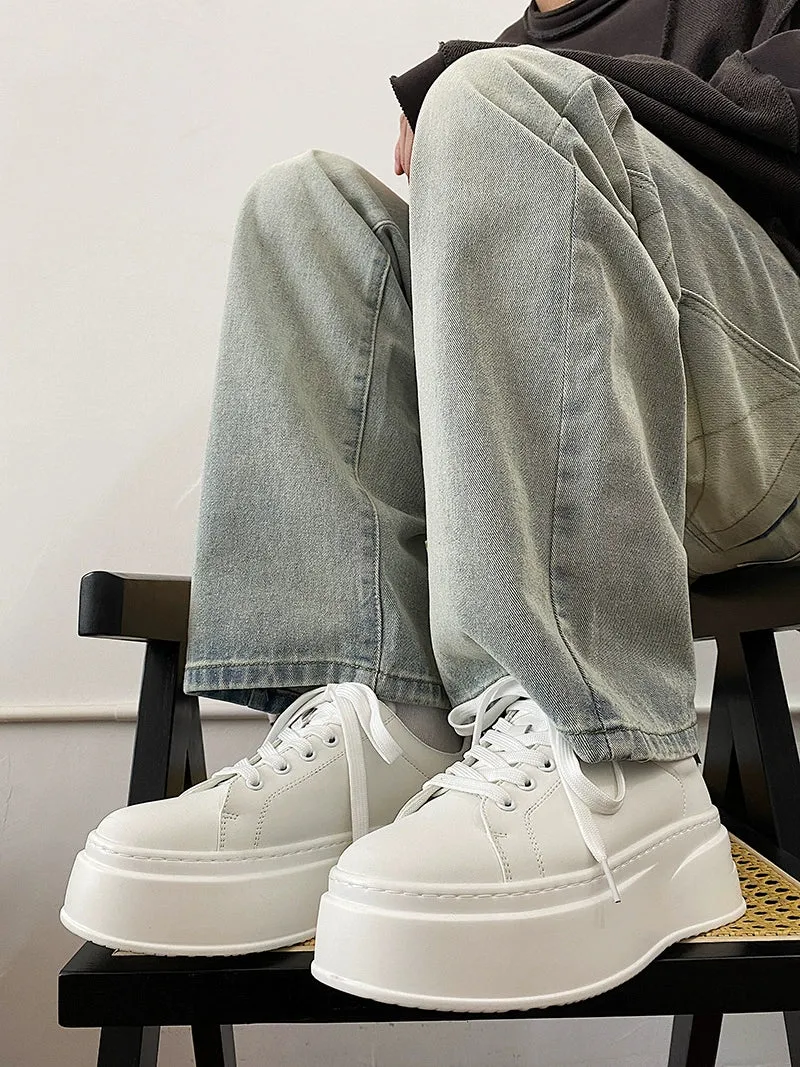 Platform Height Increasing Casual Sneakers