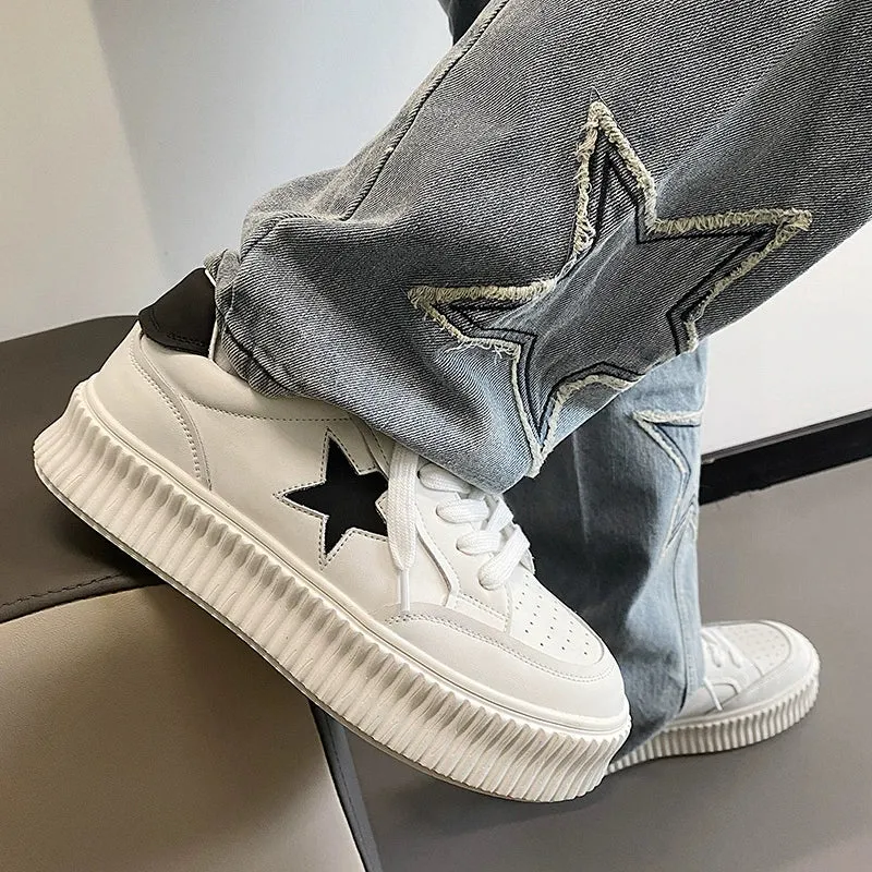 Platform Height Increasing Casual Sneakers