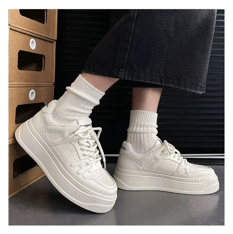 Platform Height Increasing Casual Sneakers