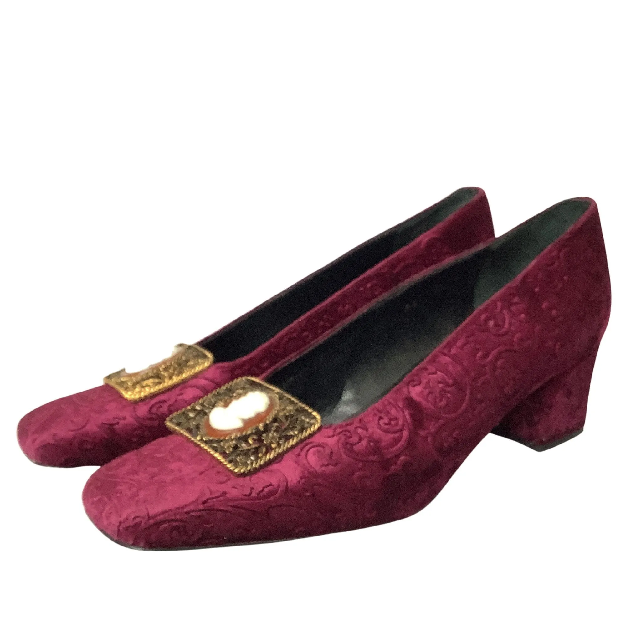Purple Velvet Heels